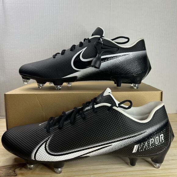 Nike Vapor Edge 360 Elite Men 14.5 Football Cleats Black White CZ5575-001 w/Tool
